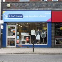 St Ann’s Hospice charity shop, Great Underbank, Stockport.